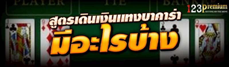 สูตรเดินเงินแทงบาคาร่า มีอะไรบ้าง ?